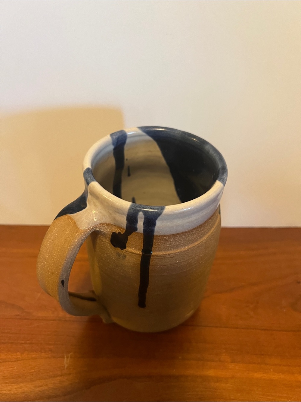 Hand Crafted mug Drip Glaze Ceramic Mug OOAK artsy “favorite mug” coffee lover